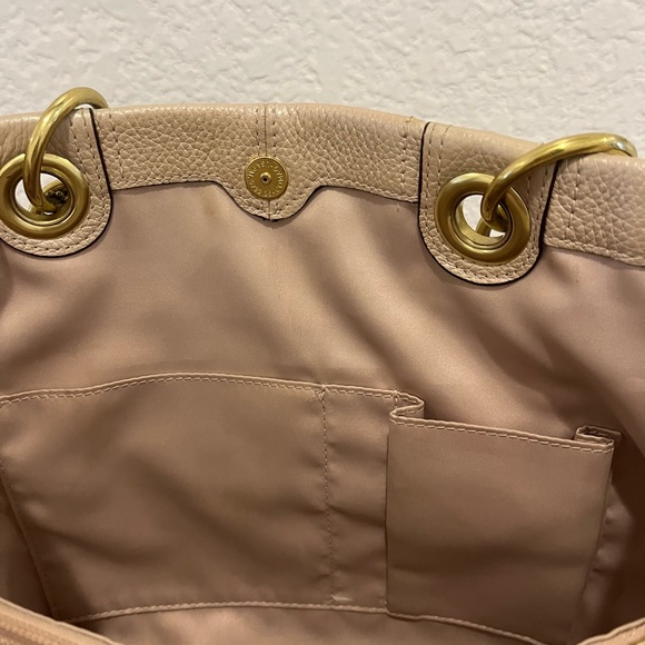 Coach Shimmery Champagne-colored Large Handbag/Tote - Picture 6 of 7